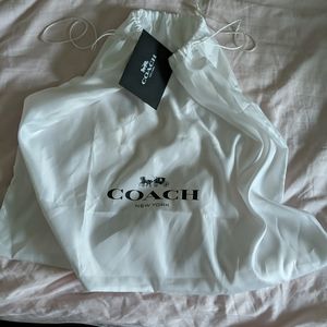 Coach dust cover purse bag with tag